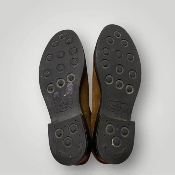 THURSDAY DUCHESS Chelsea Boots in Glazed Ginger Sz 5 - Picture 11 of 13